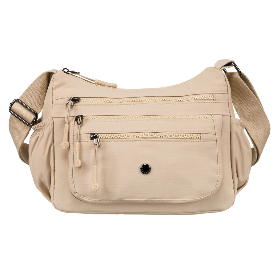 Städtische Damen Handtasche in Beige aus Polyester – Peterson – Bild 4