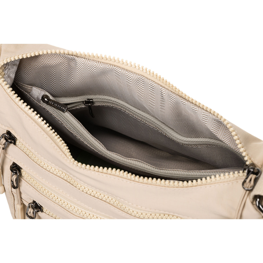 Städtische Damen Handtasche in Beige aus Polyester – Peterson – Bild 12