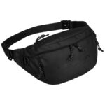 Große Herren Gürteltasche aus Synthetikmaterial in Schwarz – Peterson