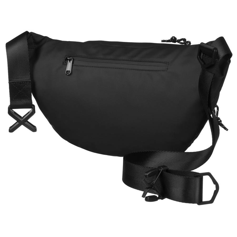 Große Herren Gürteltasche aus Synthetikmaterial in Schwarz – Peterson – Bild 4