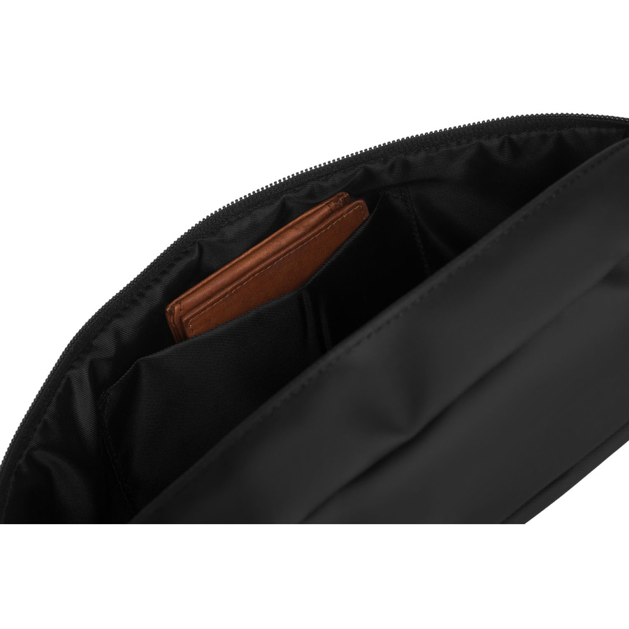 Große Herren Gürteltasche aus Synthetikmaterial in Schwarz – Peterson – Bild 8