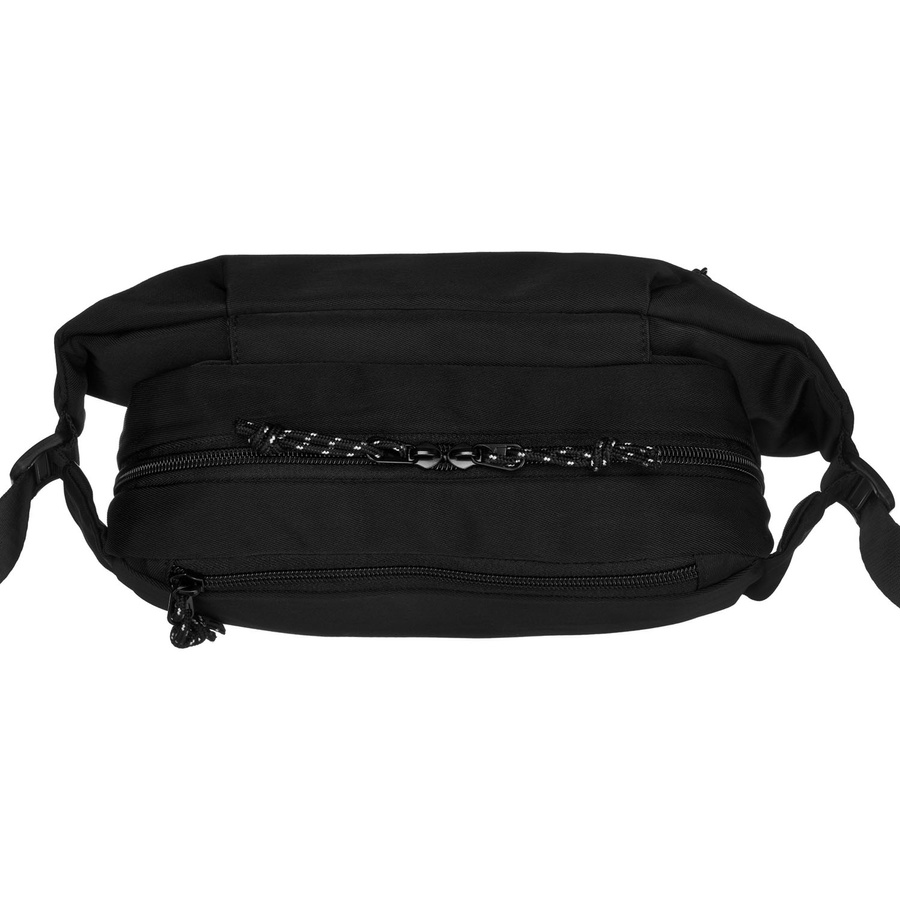 Geräumige Herren Gürteltasche aus Polyester in Schwarz mit Zipper – Peterson – Bild 3