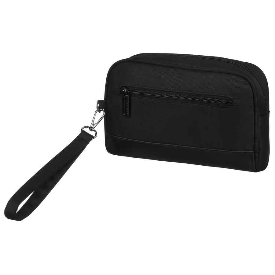 Herren Handtasche aus Polyester & Öko-Leder in Schwarz – Peterson – Bild 6