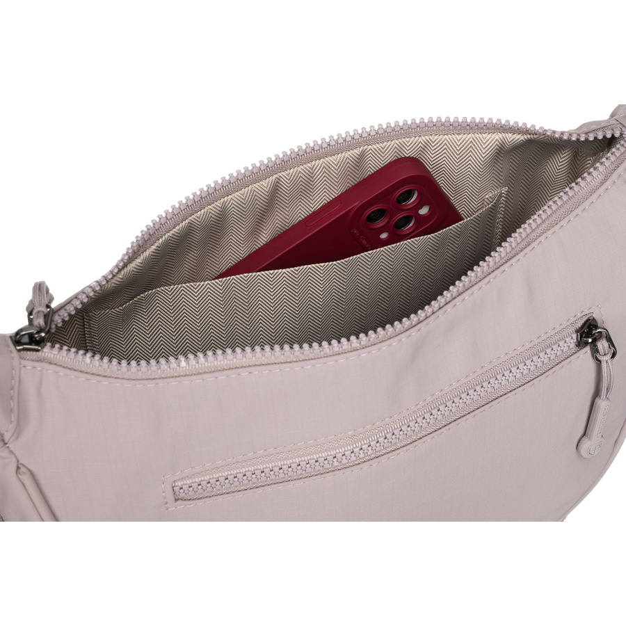Einfaches Damen Umhängetäschchen in Lila aus Polyester – Peterson – Bild 8
