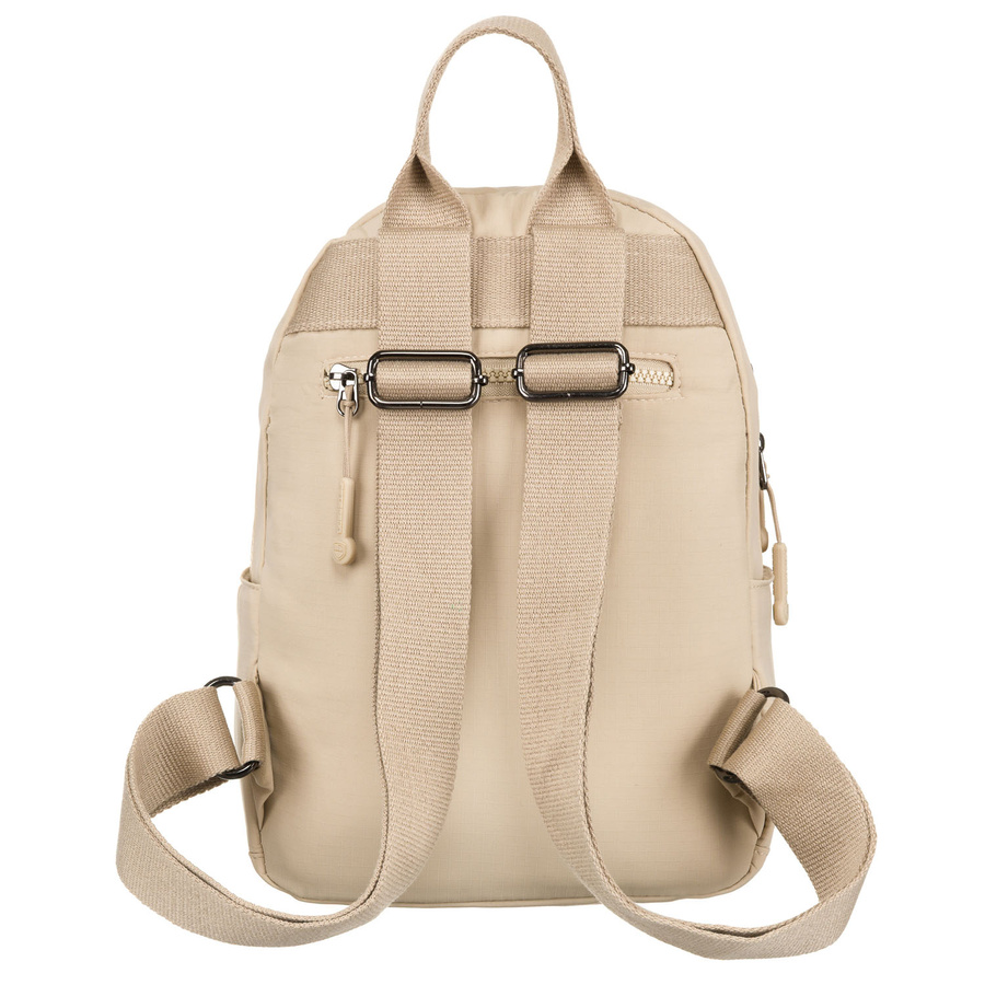 Beiger Damen Rucksack mit einem Hauptfach und verstellbaren Schulterriemen – Peterson – Bild 7