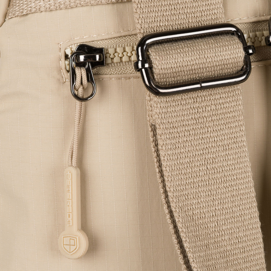 Beiger Damen Rucksack mit einem Hauptfach und verstellbaren Schulterriemen – Peterson – Bild 12