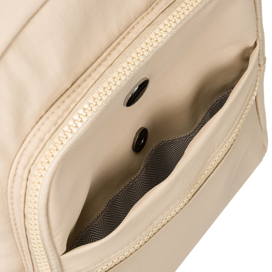 Beiger Damen Rucksack mit einem Hauptfach und verstellbaren Schulterriemen – Peterson – Bild 13