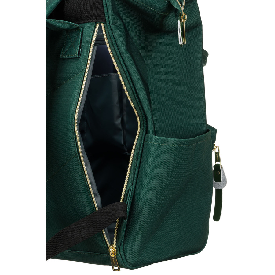 Grüner Damen Reiserucksack mit Laptopfach aus Polyester – Peterson – Bild 12