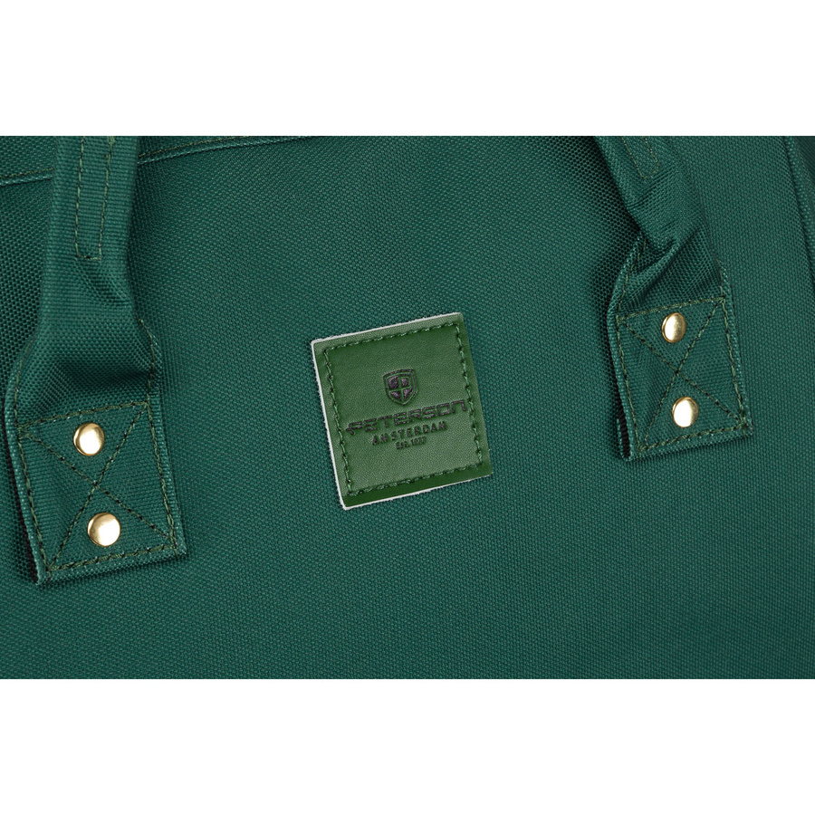 Grüner Damen Reiserucksack mit Laptopfach aus Polyester – Peterson – Bild 6