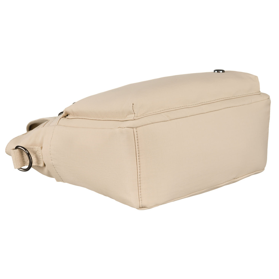 Kompakte Damen Shopper aus Polyester in Beige mit abnehmbarem Riemen – Peterson – Bild 14