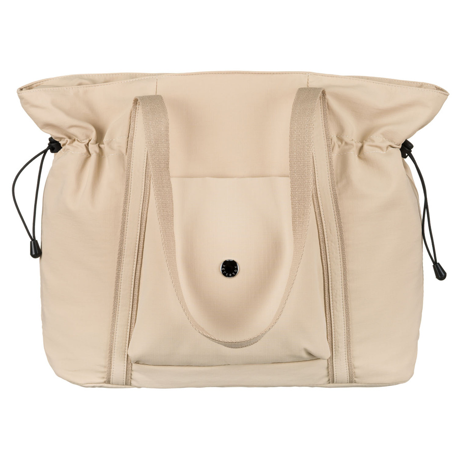 Beige Damen Shopper aus Polyester mit bequemen Henkeln – Peterson – Bild 2