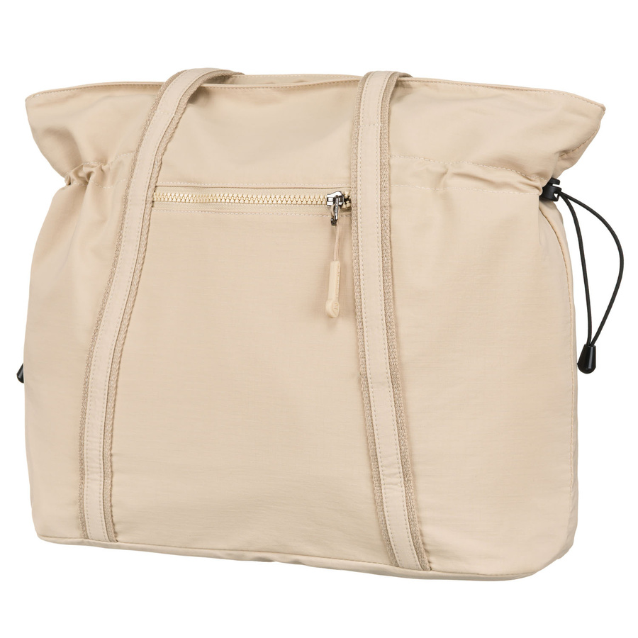 Beige Damen Shopper aus Polyester mit bequemen Henkeln – Peterson – Bild 5