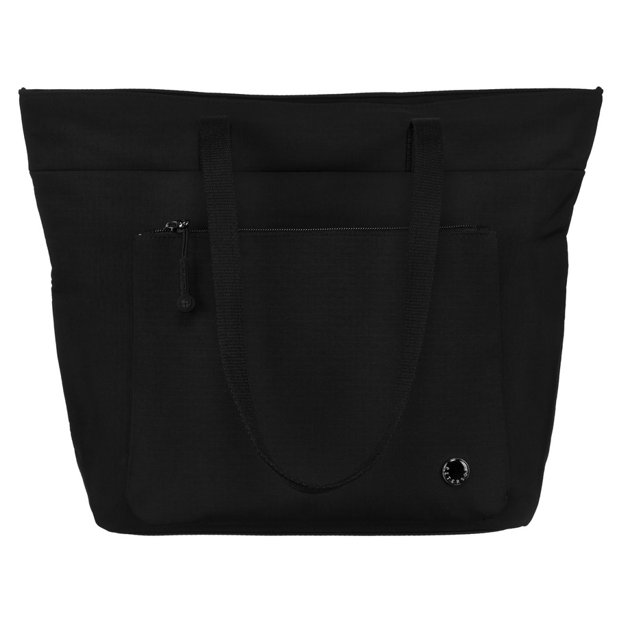 Stilvolle Damen Shopper aus Polyester in Schwarz mit bequemen Henkeln – Peterson – Bild 4