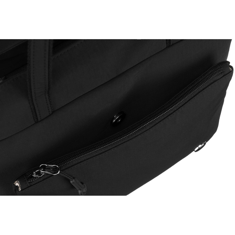 Stilvolle Damen Shopper aus Polyester in Schwarz mit bequemen Henkeln – Peterson – Bild 9