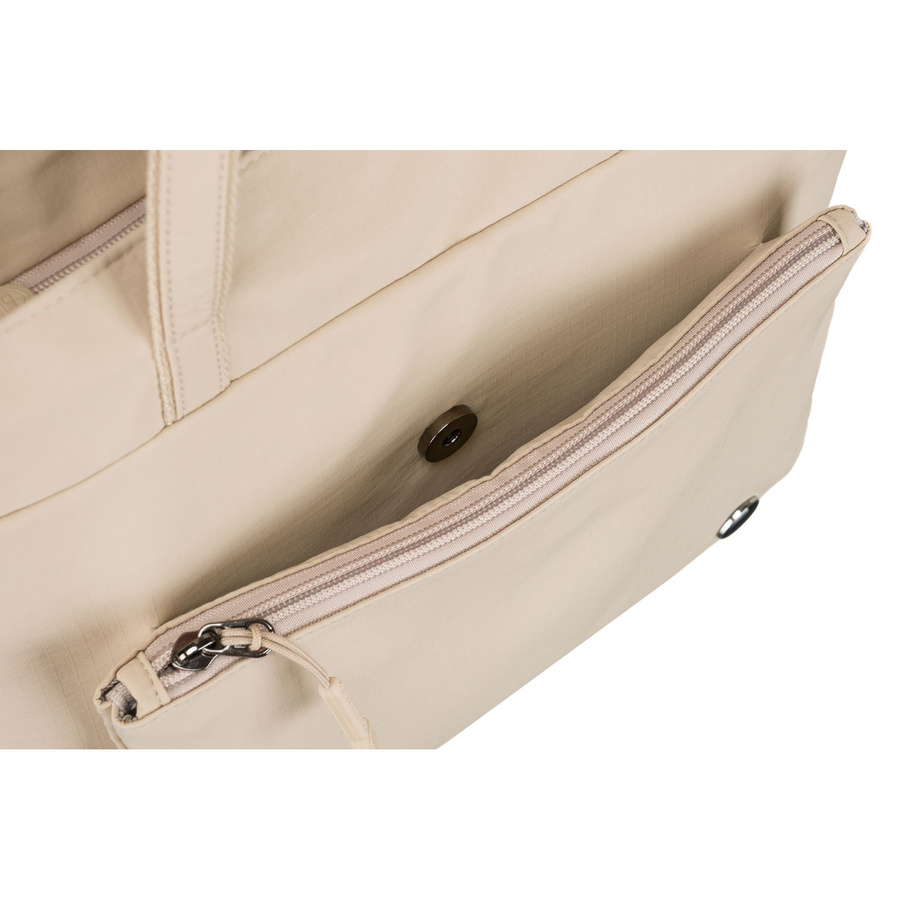 Geräumige Damen Shopper aus Polyester in Beige mit einem Hauptfach – Peterson – Bild 13