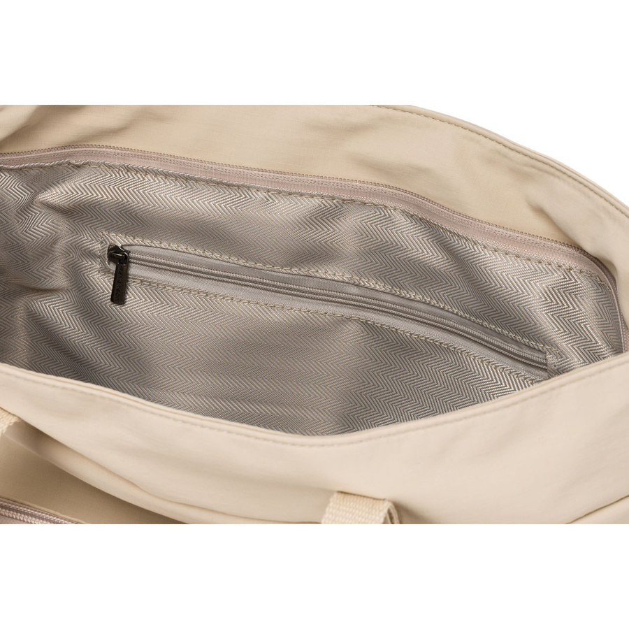 Geräumige Damen Shopper aus Polyester in Beige mit einem Hauptfach – Peterson – Bild 15