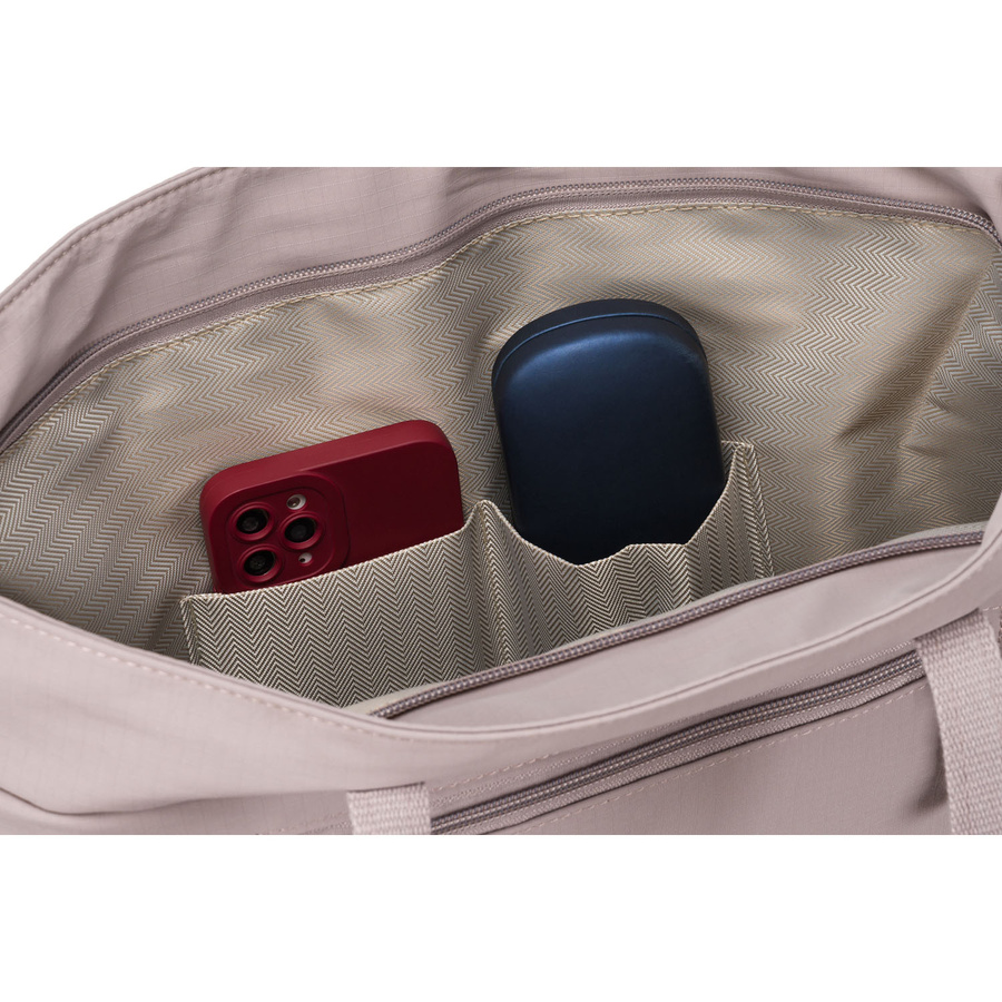 Damen Shopper aus Polyester in Lila mit einem Hauptfach und Fronttasche – Peterson – Bild 12