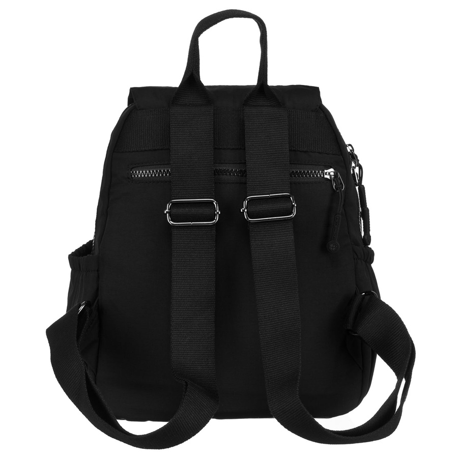 Modischer Damen Rucksack aus Polyester in Schwarz – Peterson – Bild 6