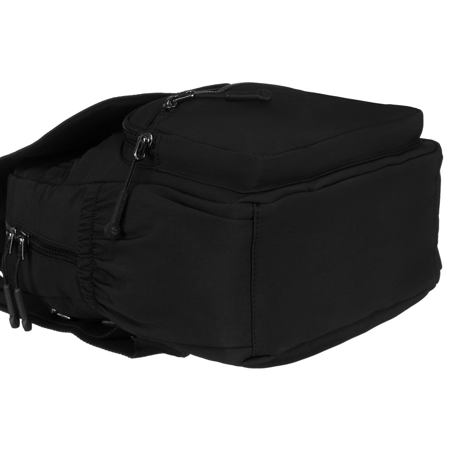 Modischer Damen Rucksack aus Polyester in Schwarz – Peterson – Bild 11