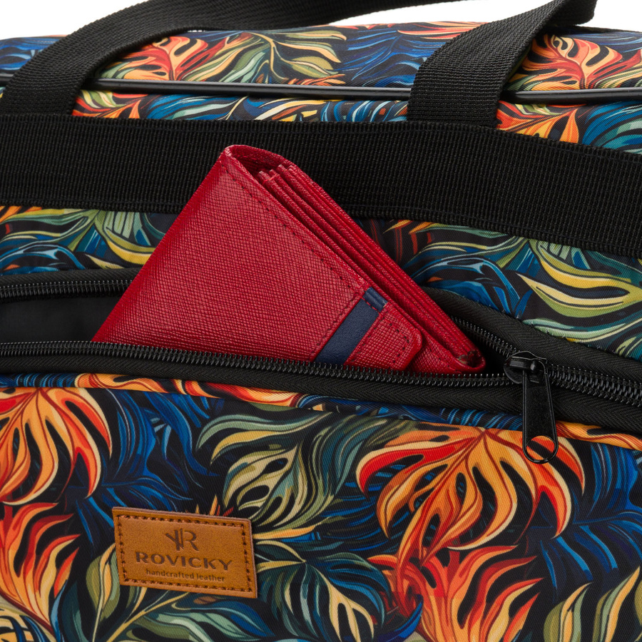 Bunte, leichte Reisetasche aus robustem Polyester – Rovicky – Bild 13