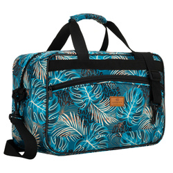 Reisetasche mit Pflanzenmuster und abnehmbarem Gurt – Rovicky