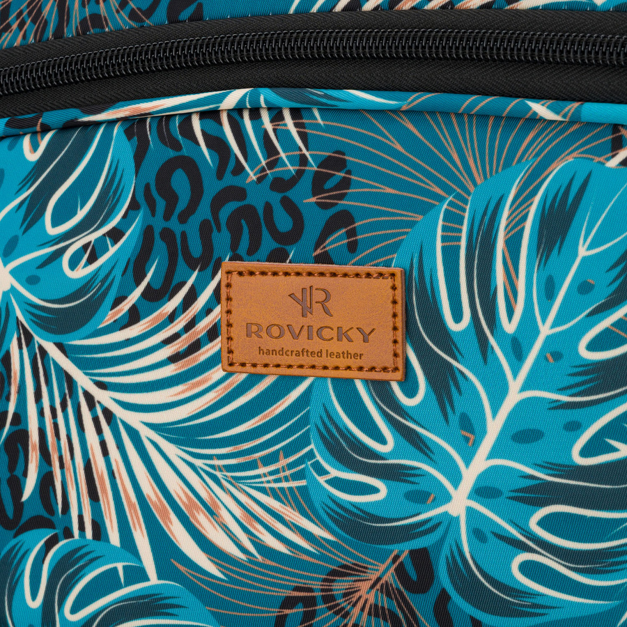 Reisetasche mit Pflanzenmuster und abnehmbarem Gurt – Rovicky – Bild 8