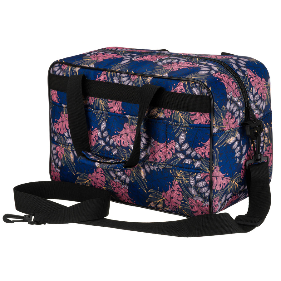 Reisetasche mit abnehmbarem Gurt und Außentasche mit Reißverschluss – Rovicky – Bild 5
