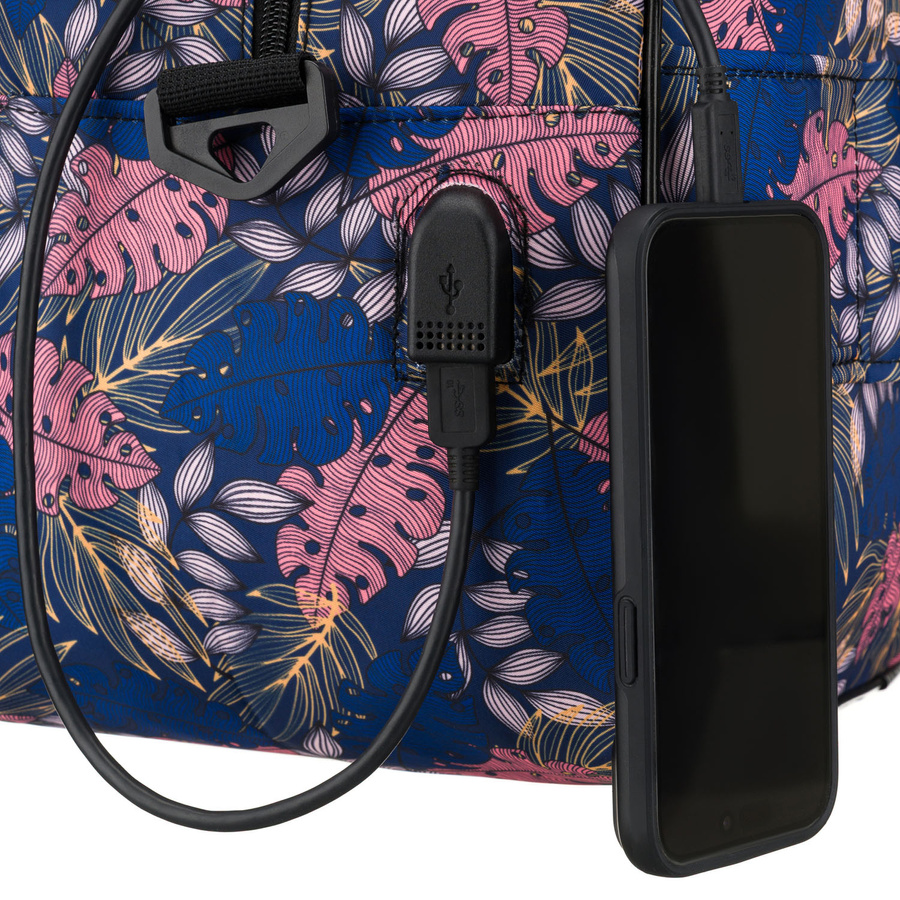 Reisetasche mit abnehmbarem Gurt und Außentasche mit Reißverschluss – Rovicky – Bild 13