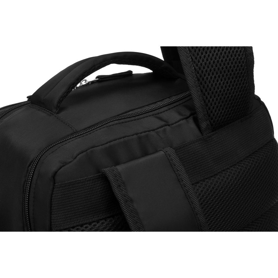 Schwarzer dreikammeriger Reiserucksack aus Polyester - Peterson – Bild 12