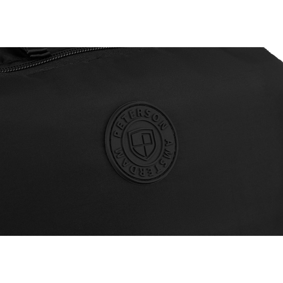 Schwarzer dreikammeriger Reiserucksack aus Polyester - Peterson – Bild 14