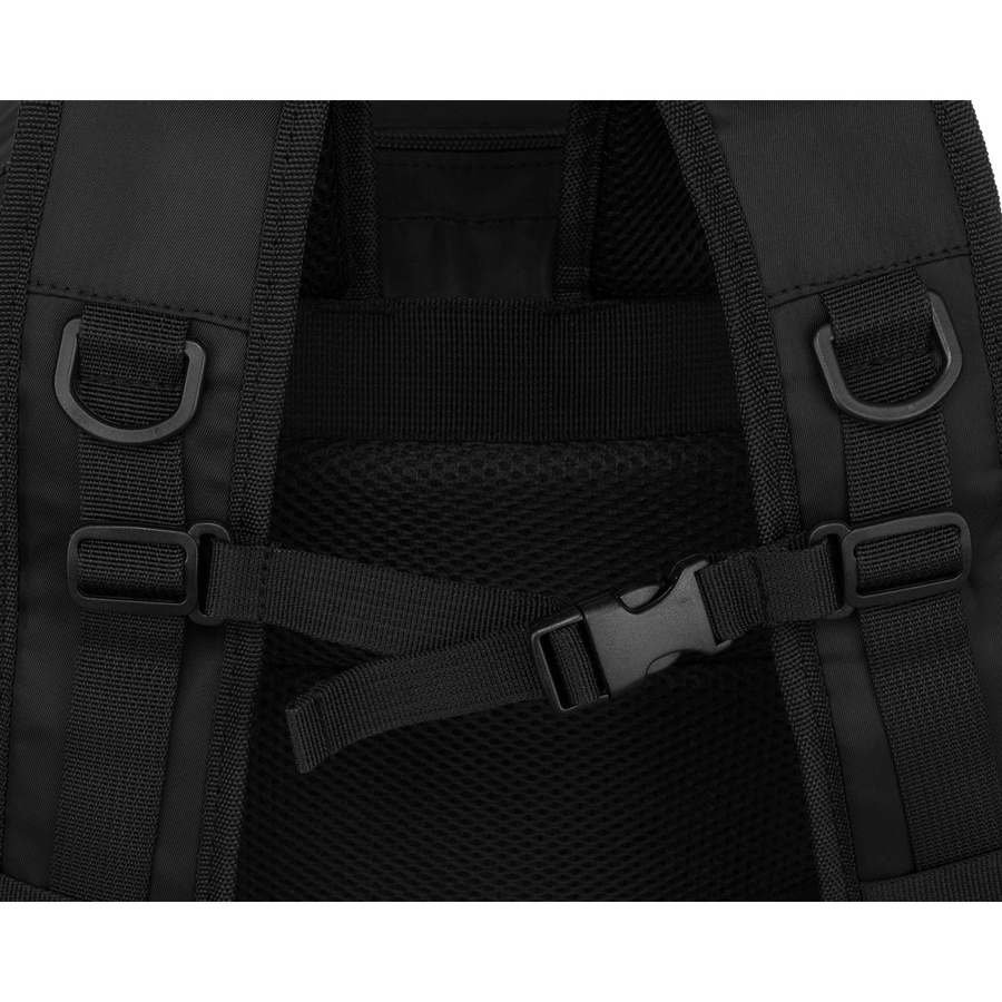 Schwarzer dreikammeriger Reiserucksack aus Polyester - Peterson – Bild 17
