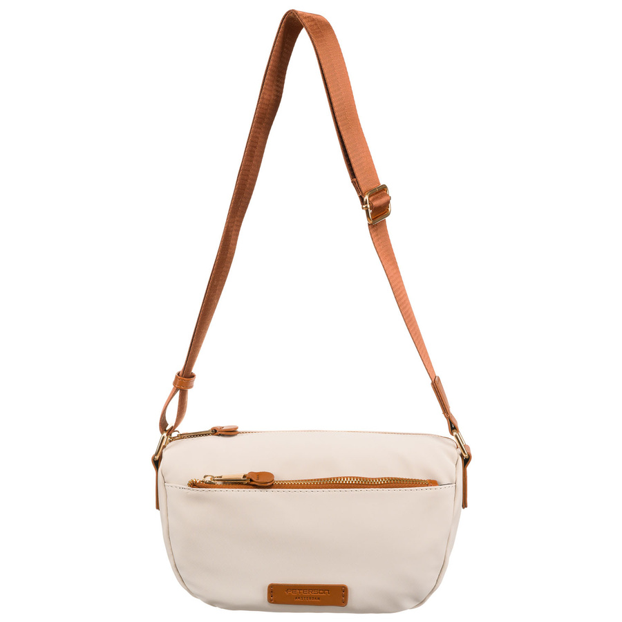 Damentasche aus Nylon in Braun-Beige – Peterson – Bild 11