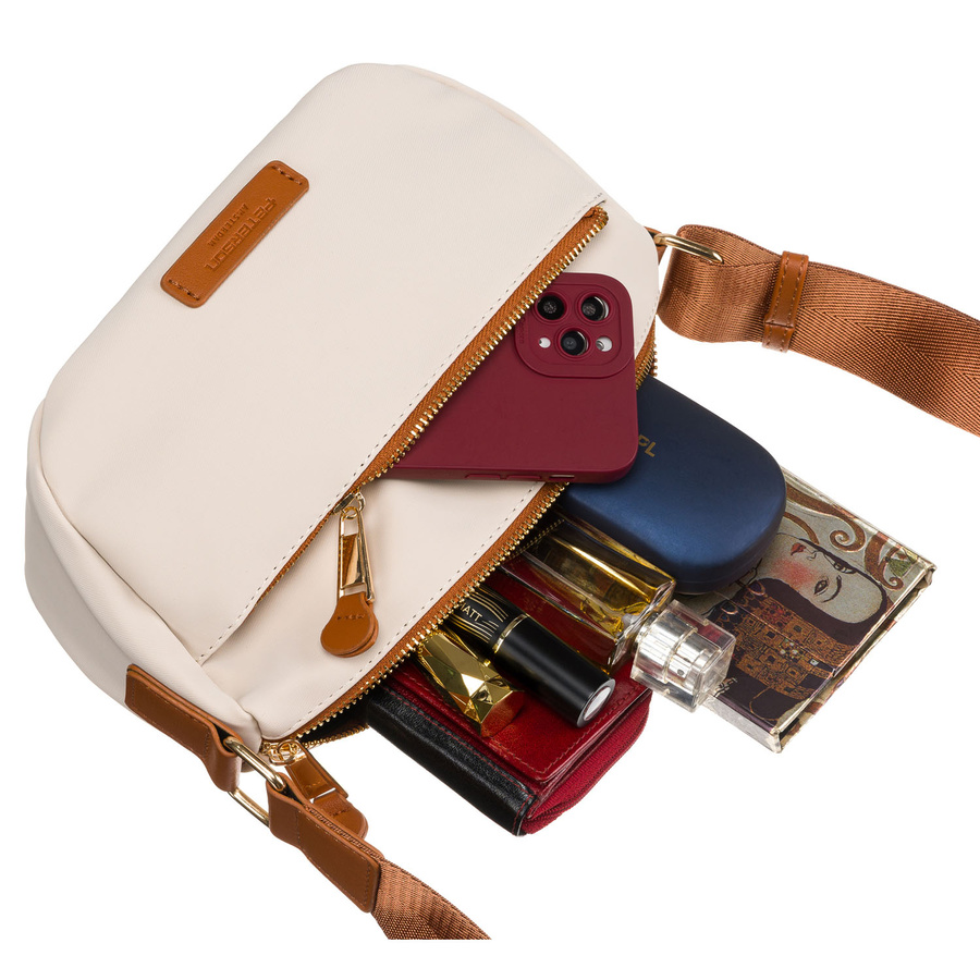 Damentasche aus Nylon in Braun-Beige – Peterson – Bild 18