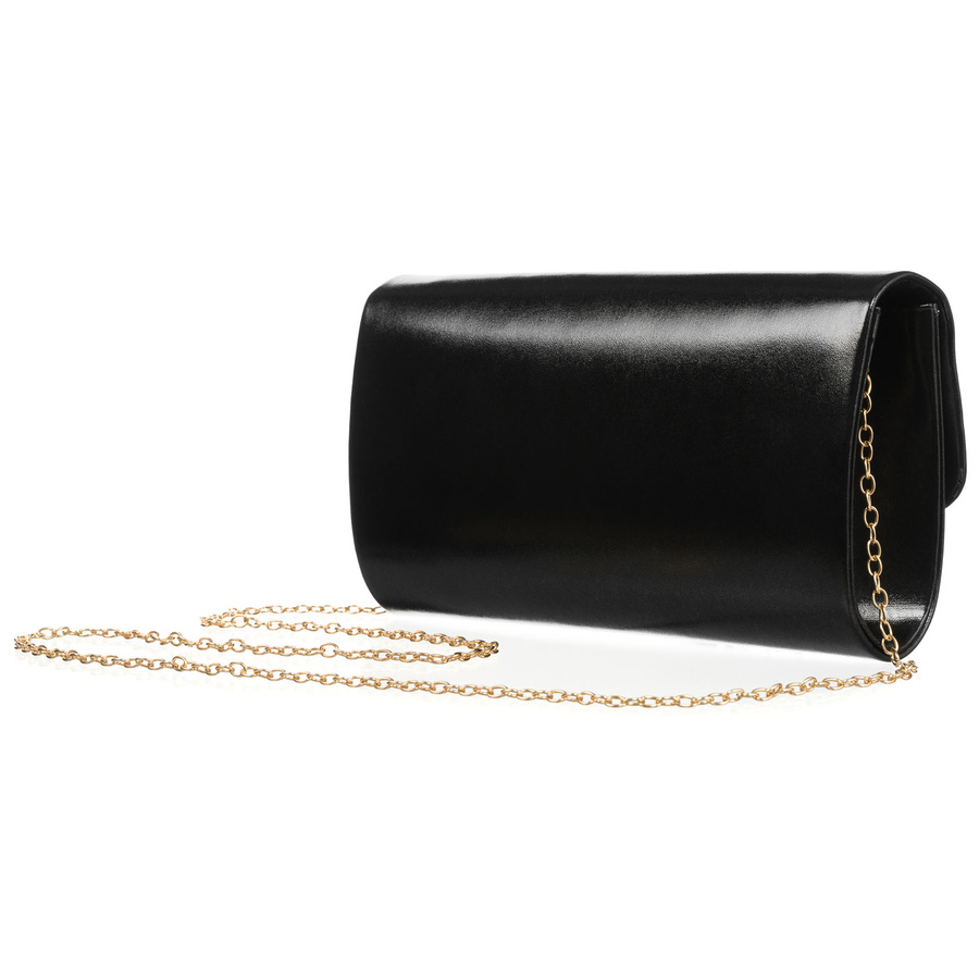 Elegante Damen Clutch aus Öko-Leder in Schwarz – Rovicky – Bild 7