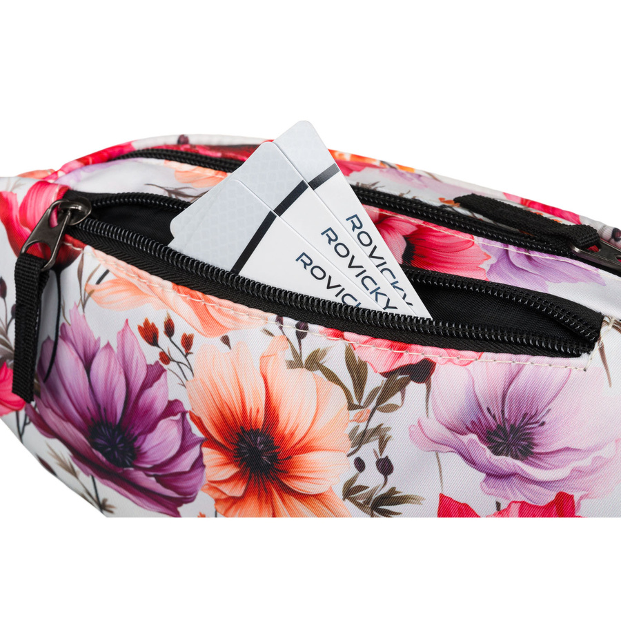 Mehrfarbige Damen Gürteltasche aus strapazierfähigem Polyester – Rovicky – Bild 6