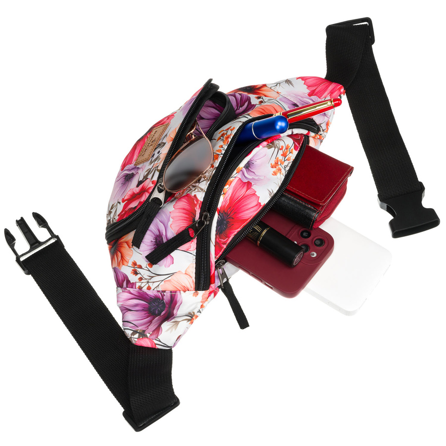 Mehrfarbige Damen Gürteltasche aus strapazierfähigem Polyester – Rovicky – Bild 8
