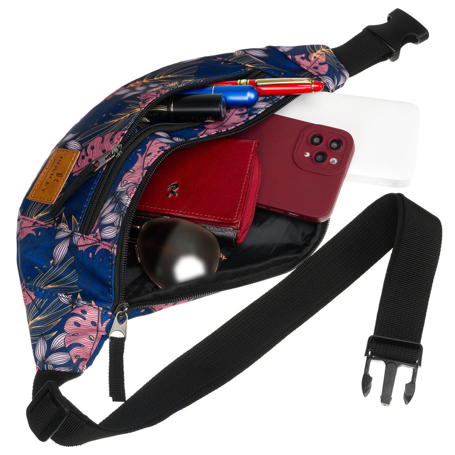 Damen Gürteltasche mit Blumenmuster – Rovicky – Bild 8