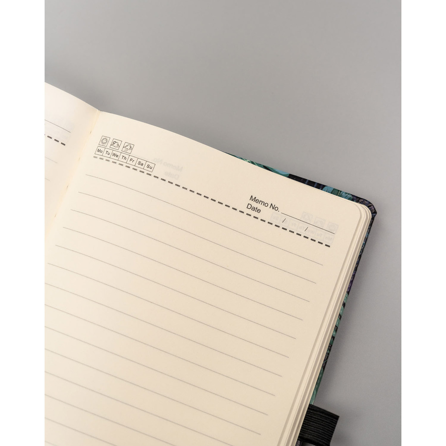 Elegantes Notizbuch A5 im festen Einband mit Blumenmuster – Peterson – Bild 6