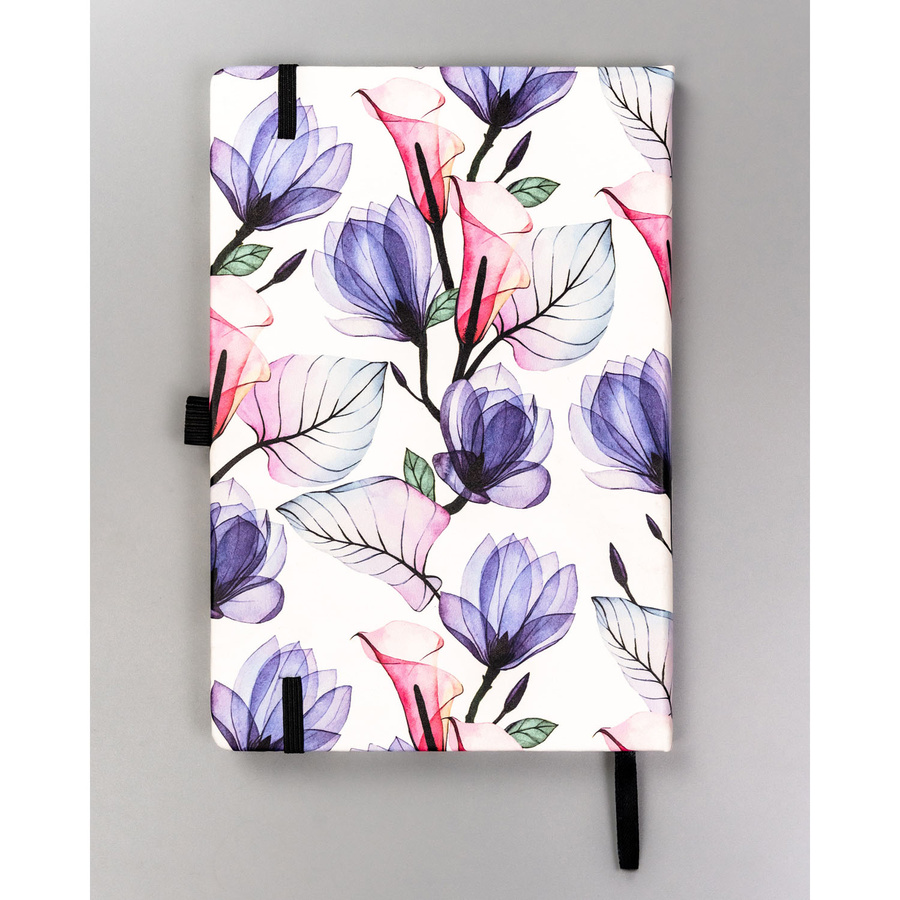Notizbuch A5 mit Blumenmuster, punktiert – Peterson – Bild 2