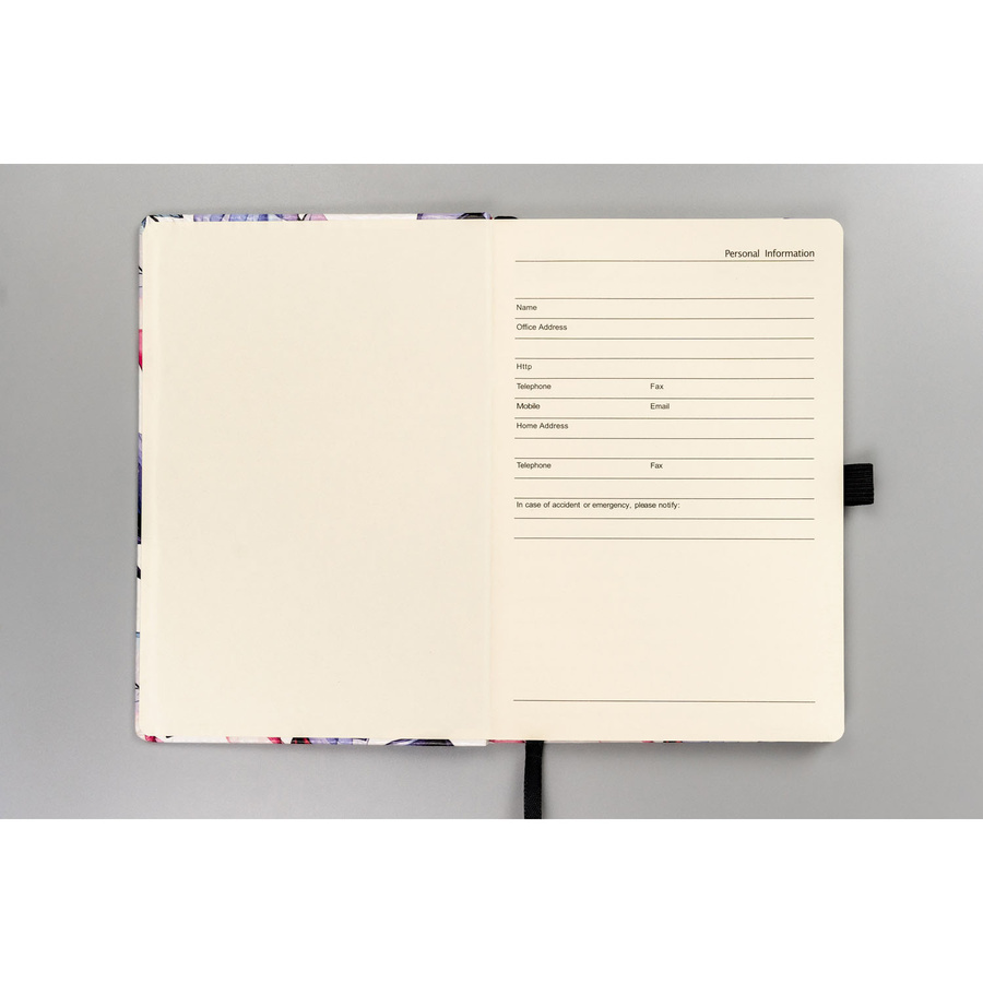 Notizbuch A5 mit Blumenmuster, punktiert – Peterson – Bild 4