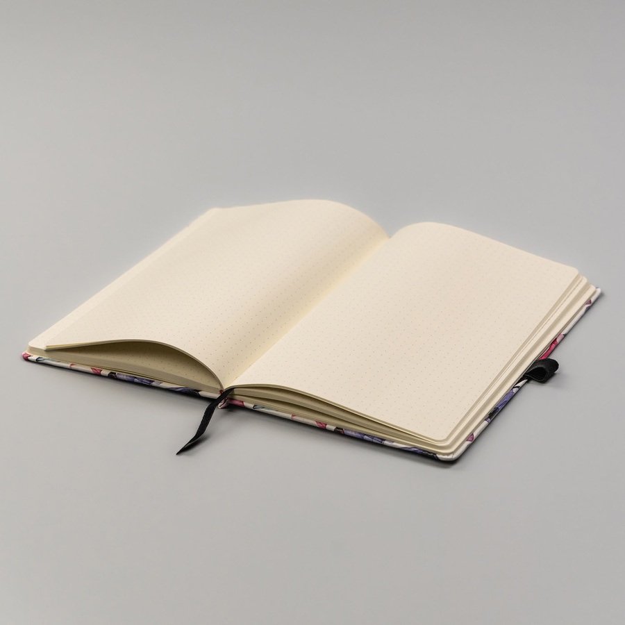Notizbuch A5 mit Blumenmuster, punktiert – Peterson – Bild 6