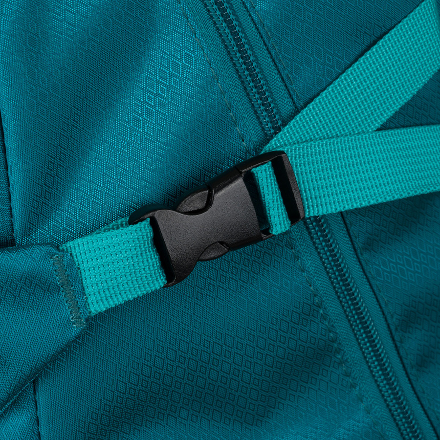 Geräumiger Rucksack aus Polyester in Blau mit vielen zusätzlichen Taschen – Peterson – Bild 12