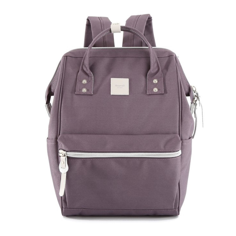 Lila Rucksack mit verstellbaren Schultergurten und Reißverschluss – Himawari – Bild 4