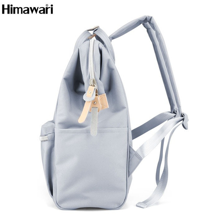 Hellblauer Rucksack mit verstellbaren Gurten und USB-Anschluss – Himawari – Bild 5