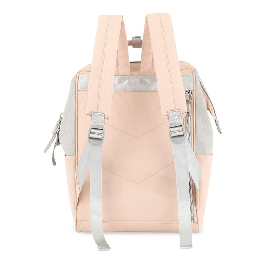 Grau-rosa Rucksack mit Laptopfach – Himawari – Bild 10