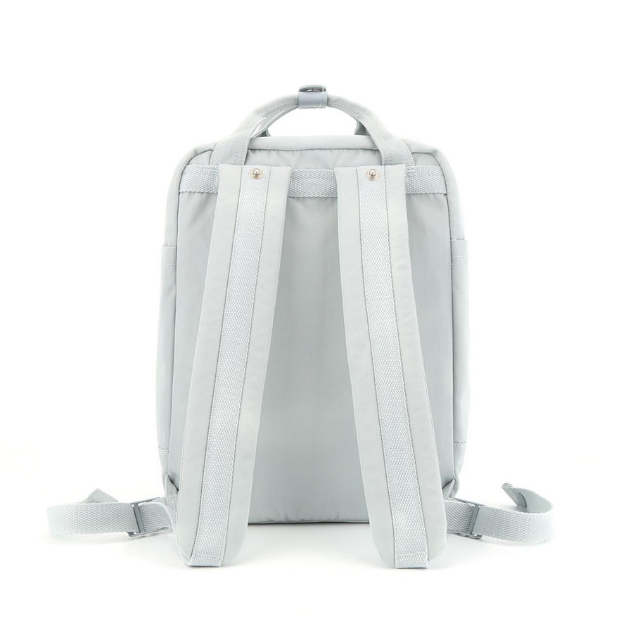 Hellblauer wasserabweisender City Rucksack mit Reißverschluss – Himawari – Bild 3