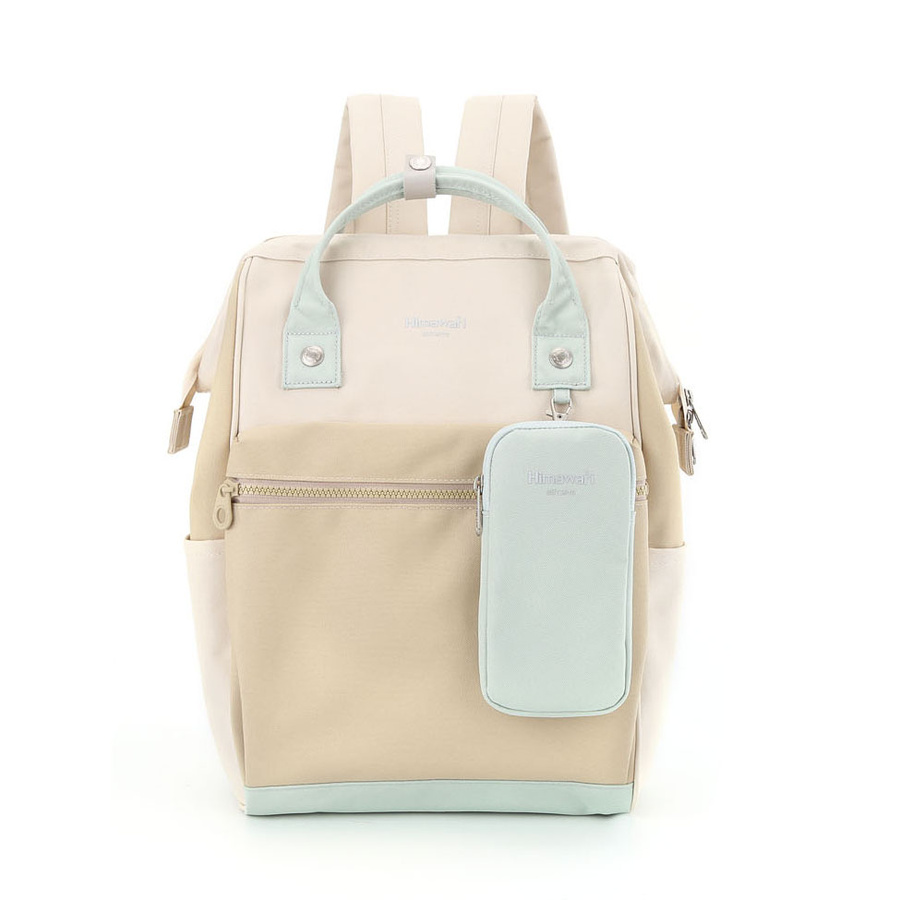 Beige-Mint vielseitiger Rucksack im A4-Format – Himawari – Bild 2