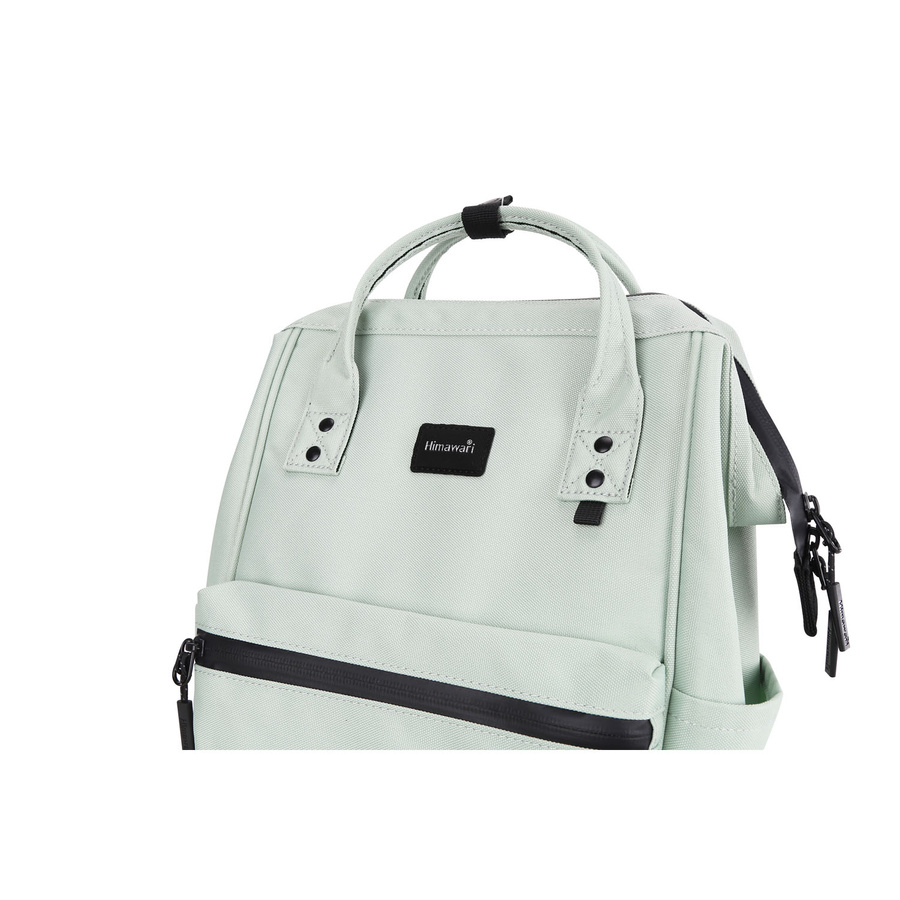 Geräumiger Damen Rucksack in Mintgrün mit Reißverschluss – Himawari – Bild 4