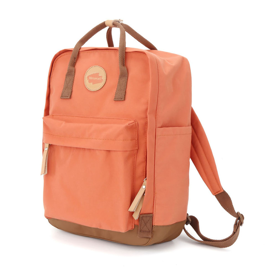 Orange-brauner Damen Rucksack mit verstellbaren Trägern – Himawari – Bild 2