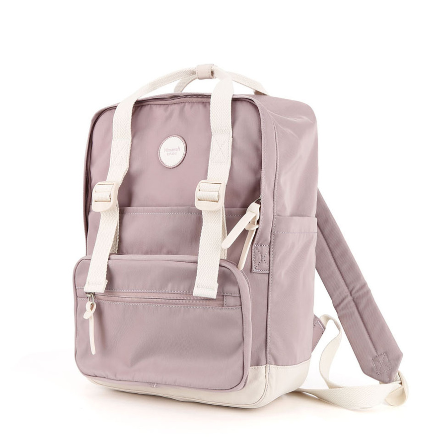 Großer Damen Rucksack in Lavendelfarbe mit verstellbaren Trägern – Himawari – Bild 2